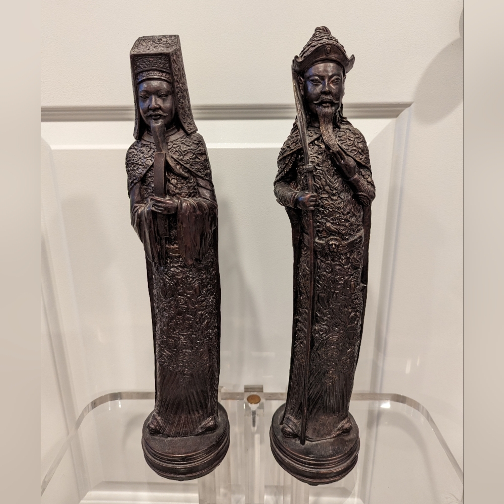 Antique Resin Chinese Sculptures